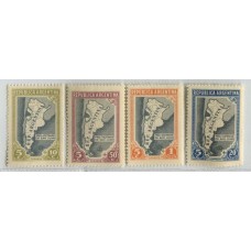 ARGENTINA 1944 GJ 912/5 SERIE DE ESTAMPILLAS NUEVAS MINT U$ 65